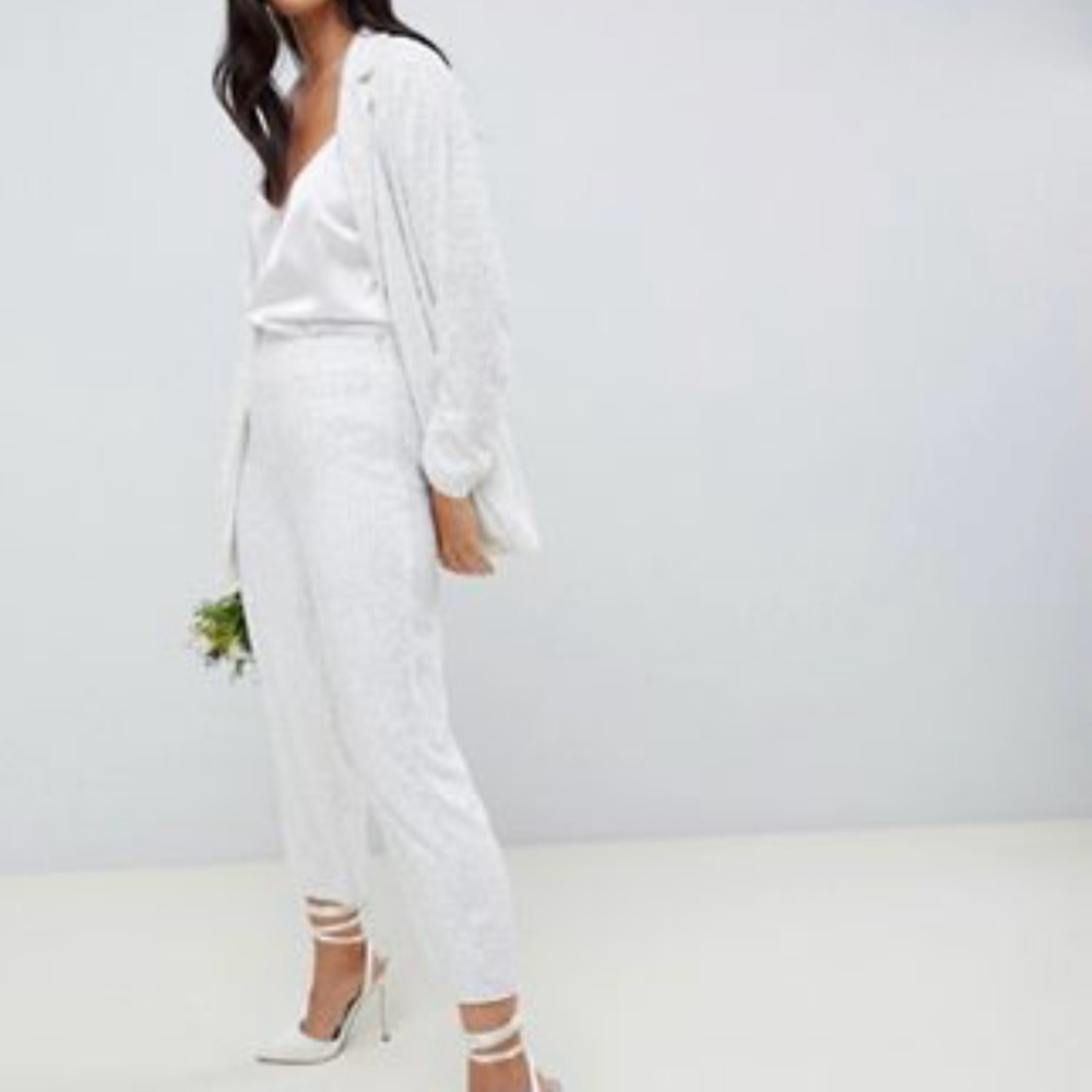 ASOS edition embellished blazer and pants